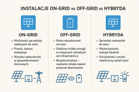 Instalacje fotowoltaiczne on-grid i off-grid – którą wybrać?